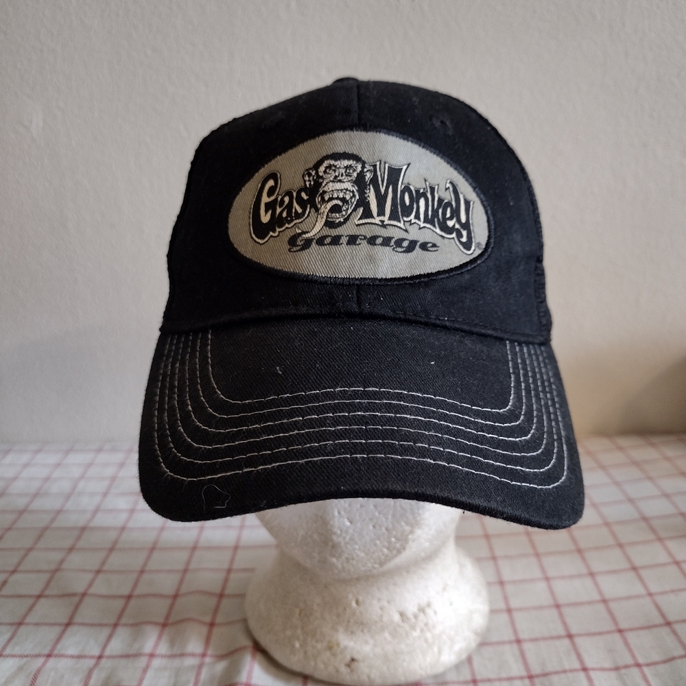 Gas Monkey Garage Trucker Cap Hat Black Mens Adjustable Embroidered Fun Cool